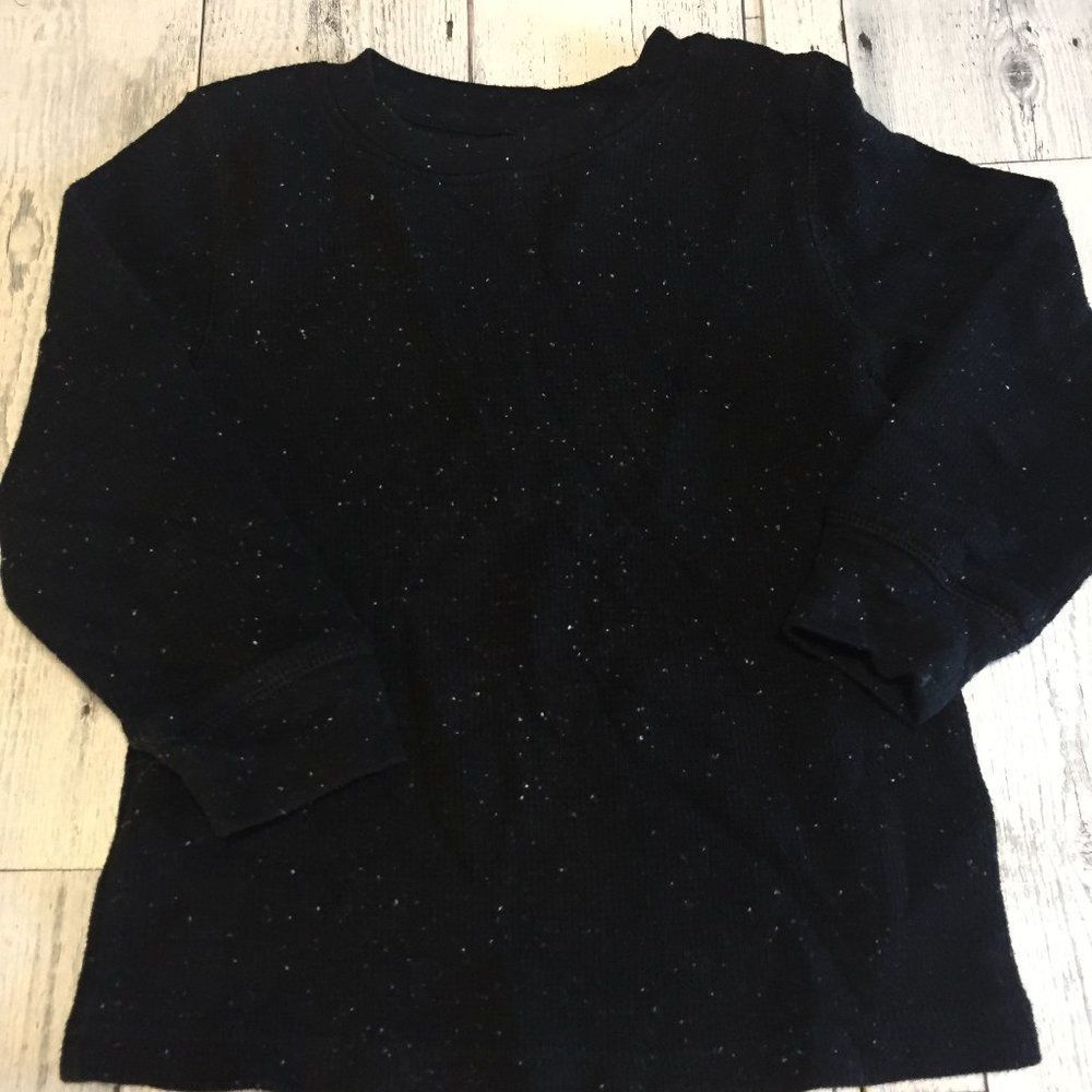 5 for $25 Cat & Jack 3T Black Speckled LS Shirt